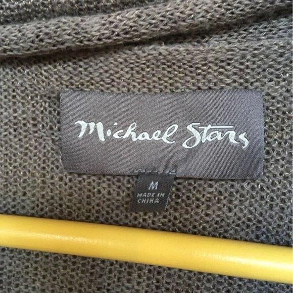 Anthropology Michael Stars linen cotton blend long open cardigan sweater. - Picture 2 of 3